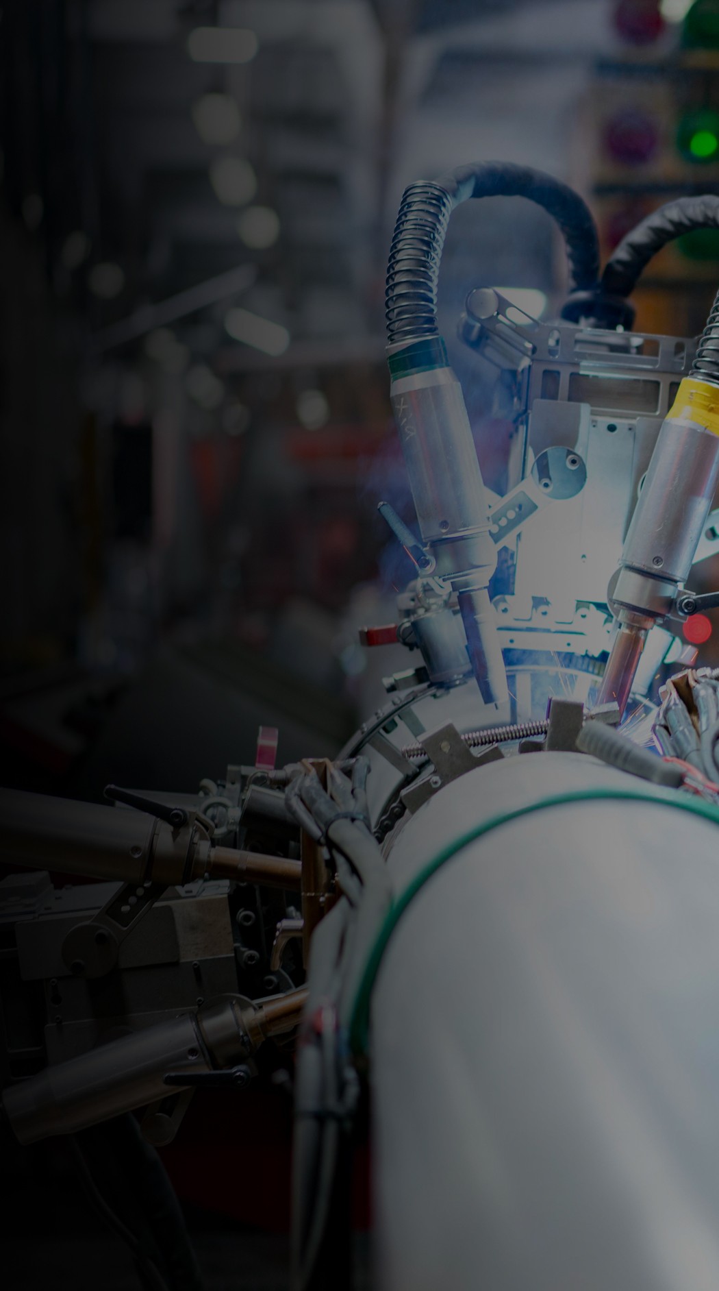 Precision industrial equipment used in energy infrastructure fabrication